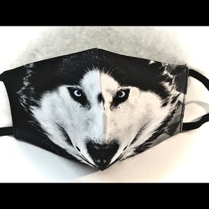 2 Face Mask Microfiber Fabric Reuseble Washable